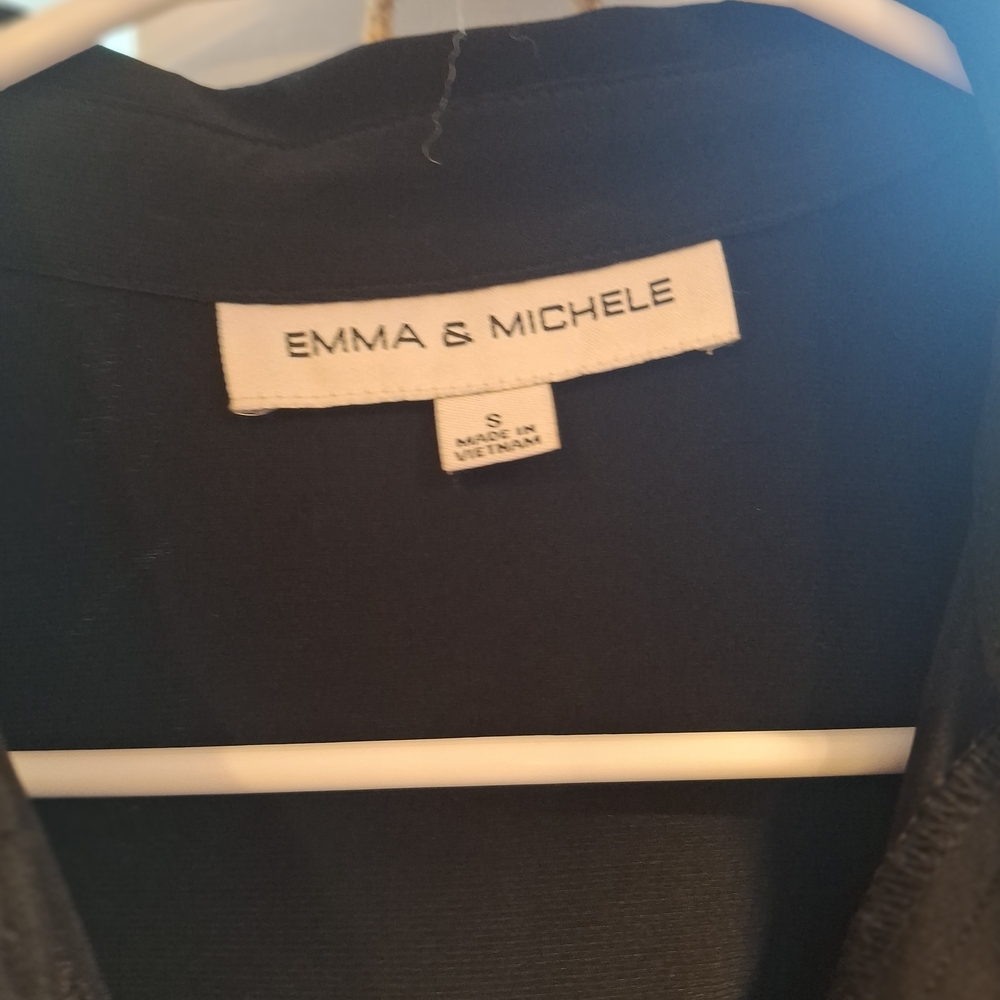 Emma & Michele Black Jumpsuit